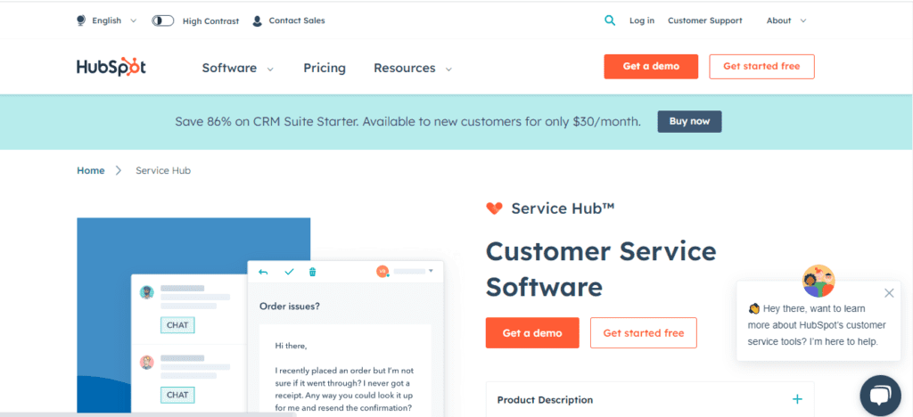 HubSpot Service Hub